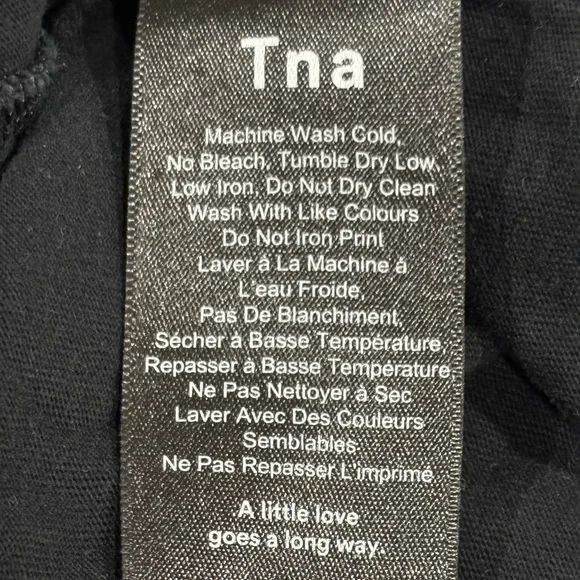 TNA Black Long Sleeve Shirt - Picture 7 of 8